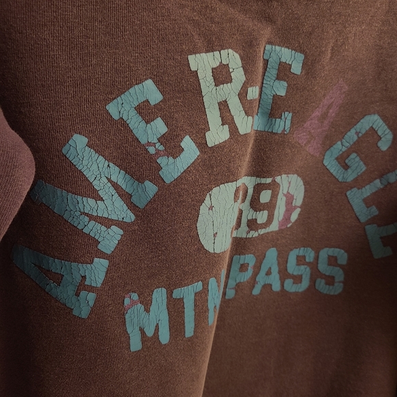 Vintage style logo purple sweatshirt - Picture 3 of 3